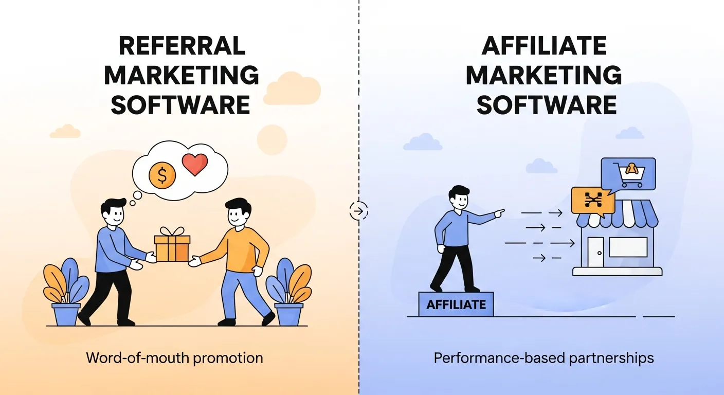 Referral Marketing Software vs Affiliate Marketing Software