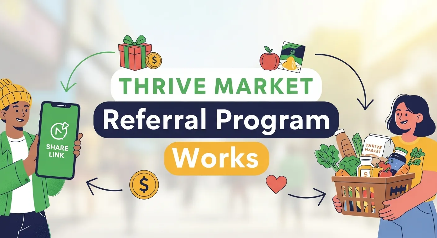 Thrive Market Referral Program Works