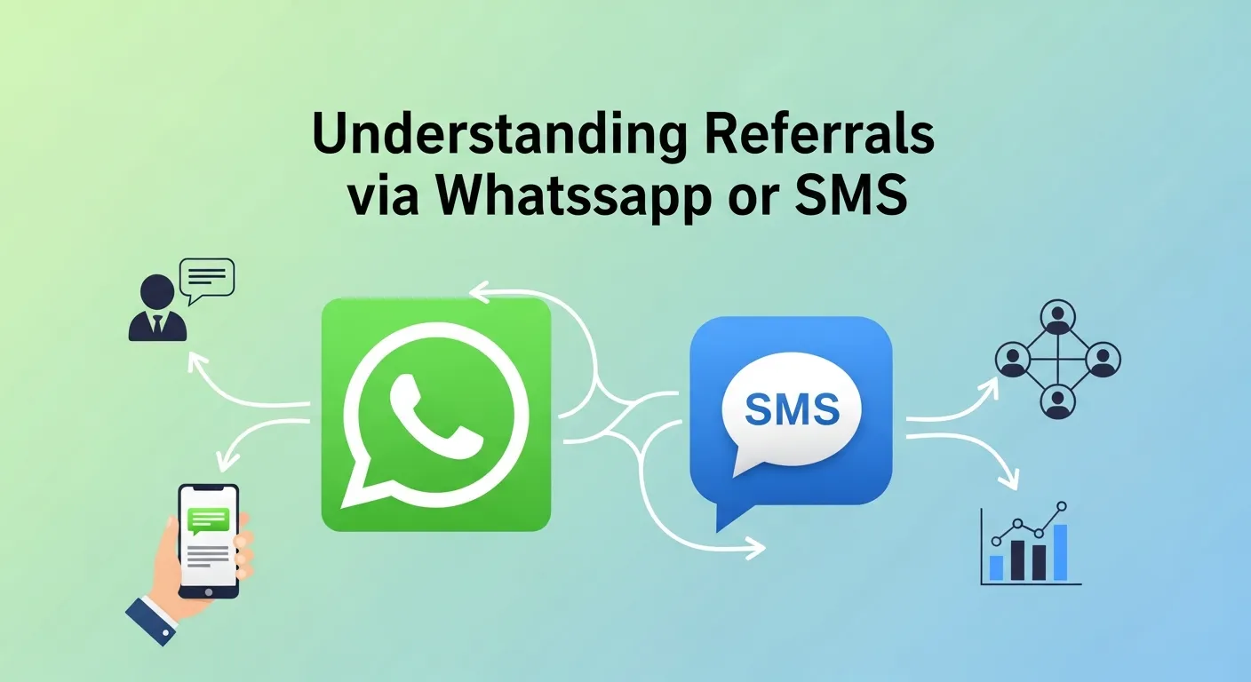 Understanding Referrals via WhatsApp or SMS