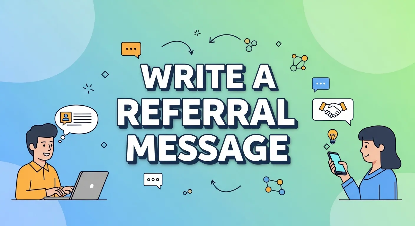 Write a Referral Message