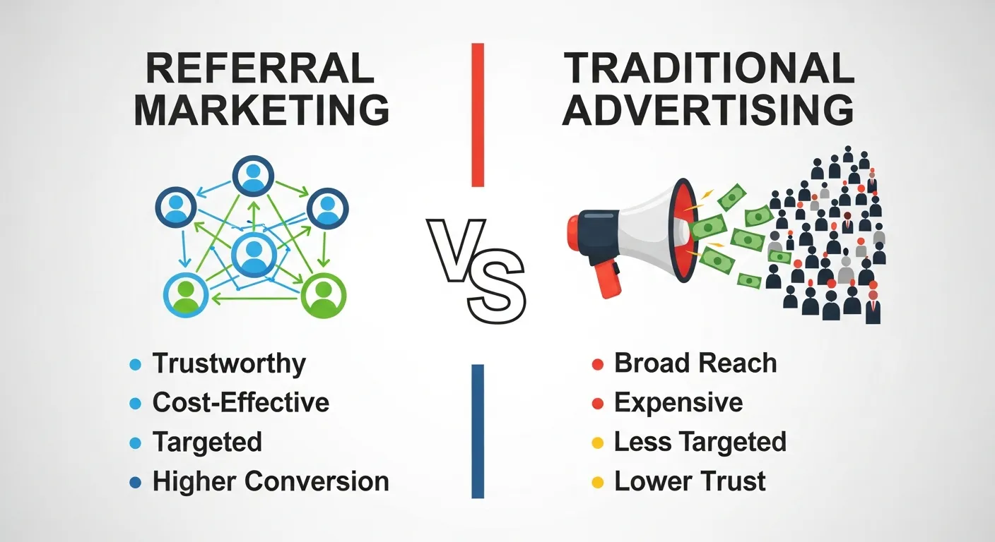 Referral Marketing vs Traditional Advertising