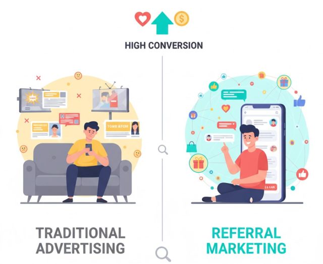 Referral Marketing Beats Traditional Ads
