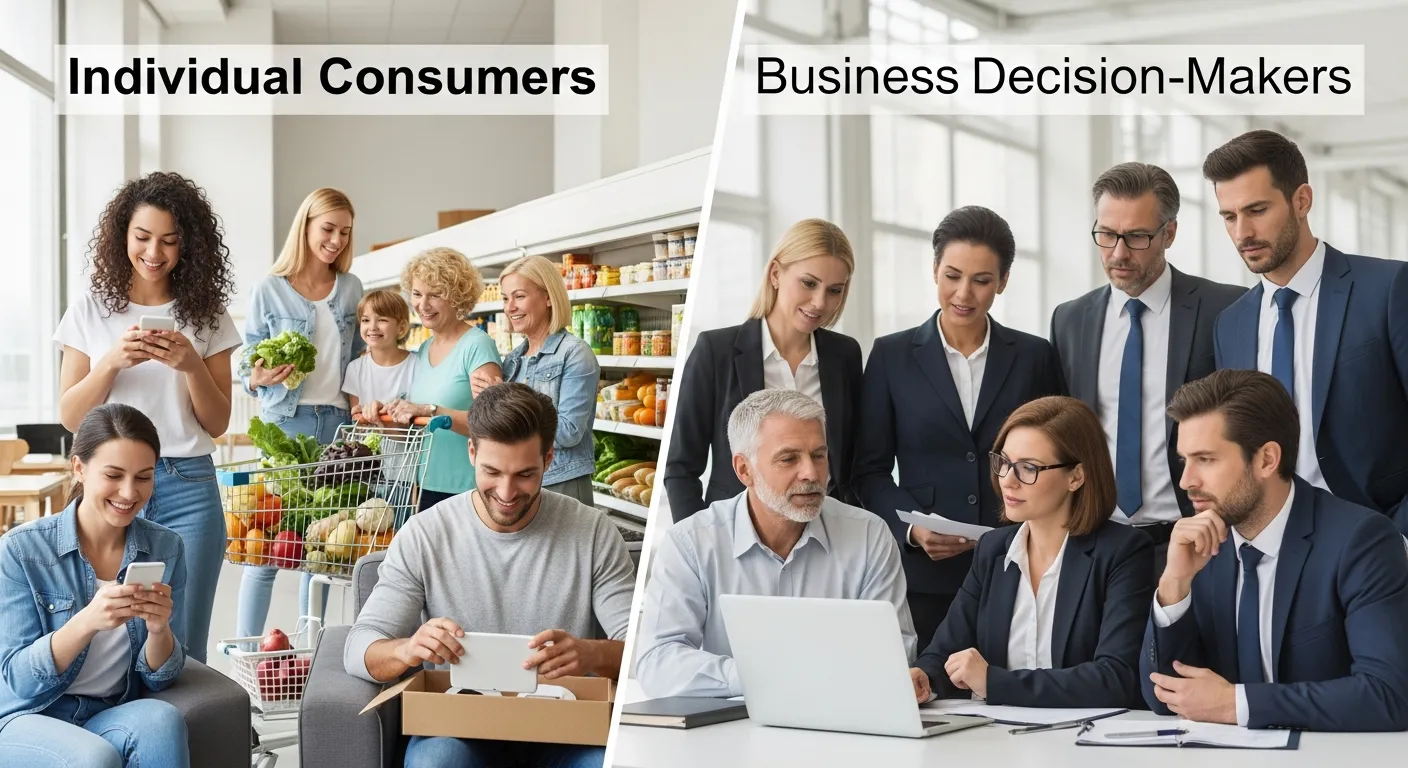 Individual Consumers vs Business Decision-Makers
