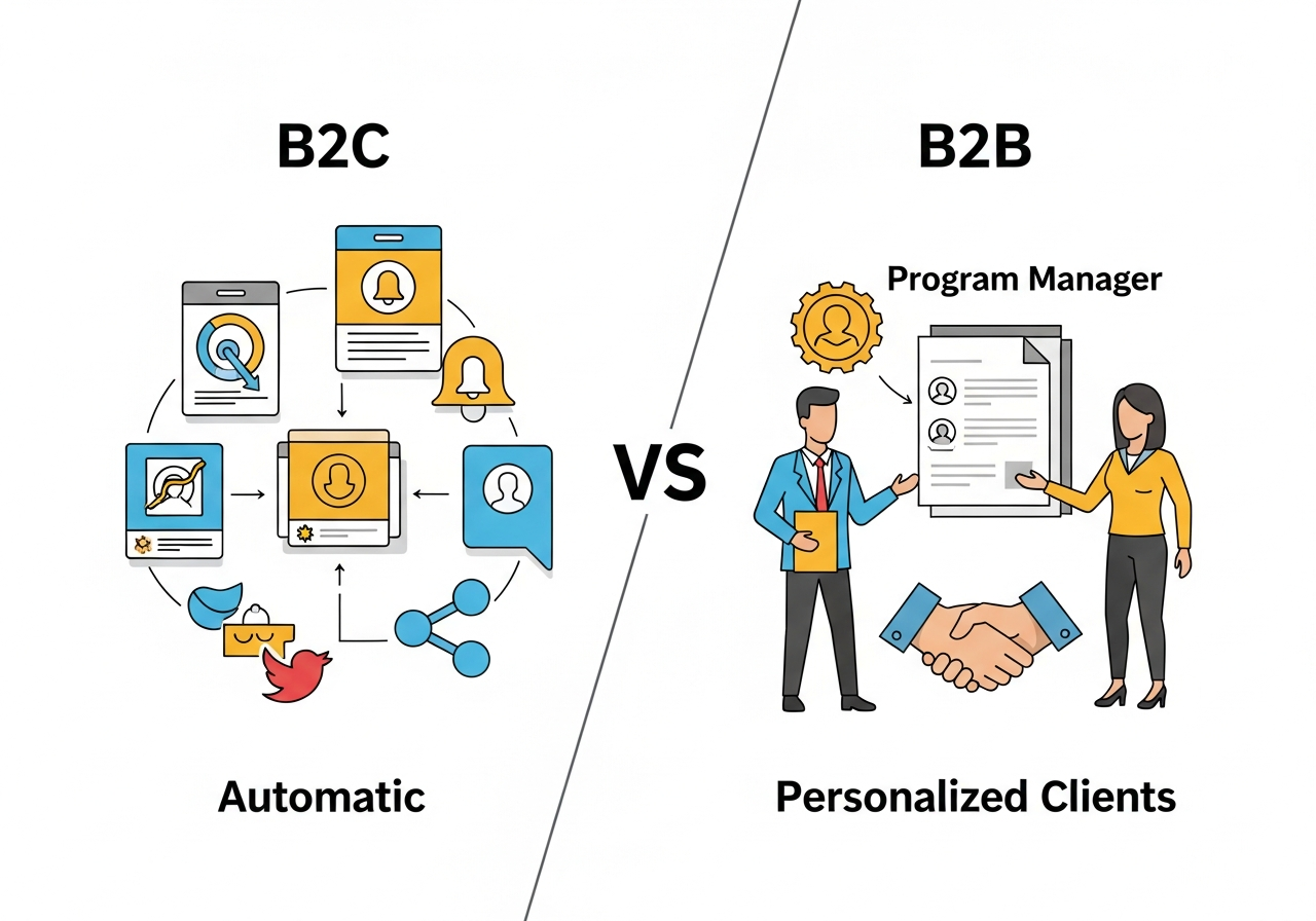 B2B vs B2C Referral Marketing