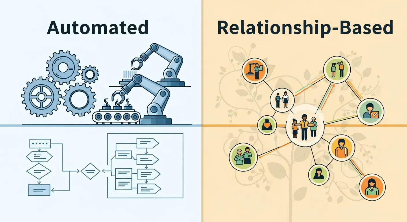 Program Structure Automated vs Relationship-Based