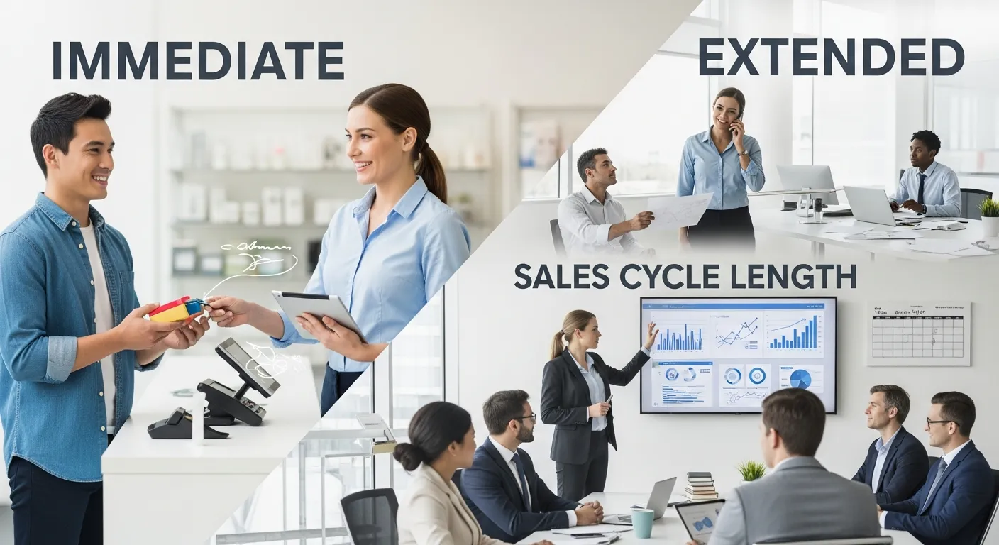 Sales Cycle Length Immediate vs Extended