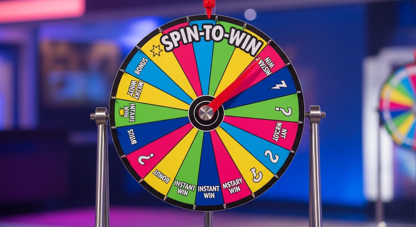 Spin-to-Win Wheels for Variable Rewards