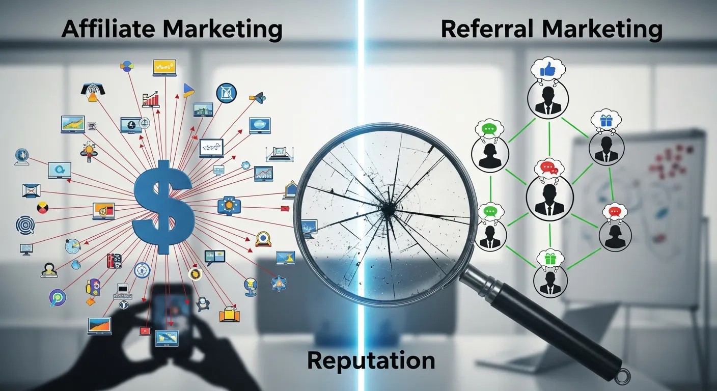 Affiliate vs Referral Marketing and Reputation