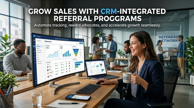 CRM Integrated Referral Programs Grow Sales CRM Integrated Referral Programs : Grow Sales