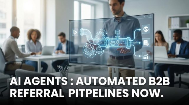 AI Agents Automated B2B Referral Pipelines Now AI Agents : Automated B2B Referral Pipelines Now