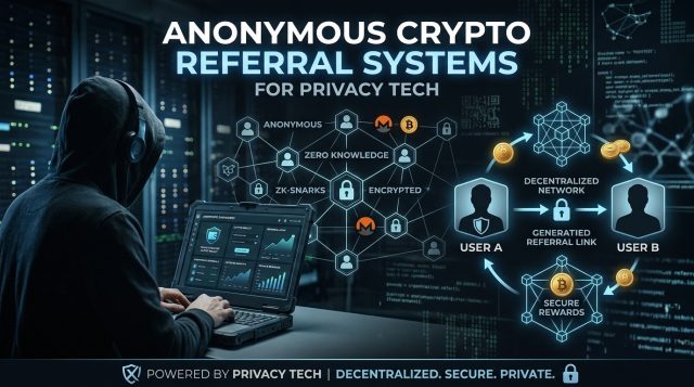 Anonymous Crypto Referral Systems For Privacy Tech