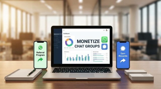 Monetize Chat Groups : WhatsApp & Signal Referrals