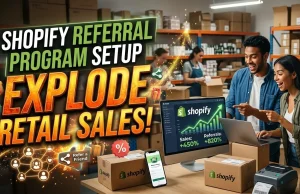 Shopify Referral Program Setup : Explode Retail Sales E-Commerce Referral Marketing : High ROI Systems