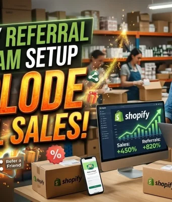 Shopify Referral Program Setup : Explode Retail Sales E-Commerce Referral Marketing : High ROI Systems