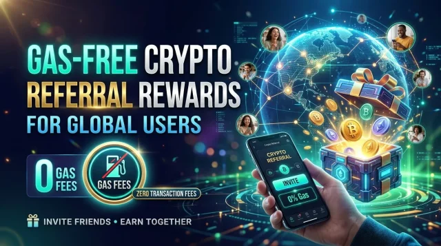 Gas-Free Crypto Referral Rewards For Global Users Gas-Free Crypto Referral Rewards For Global Users